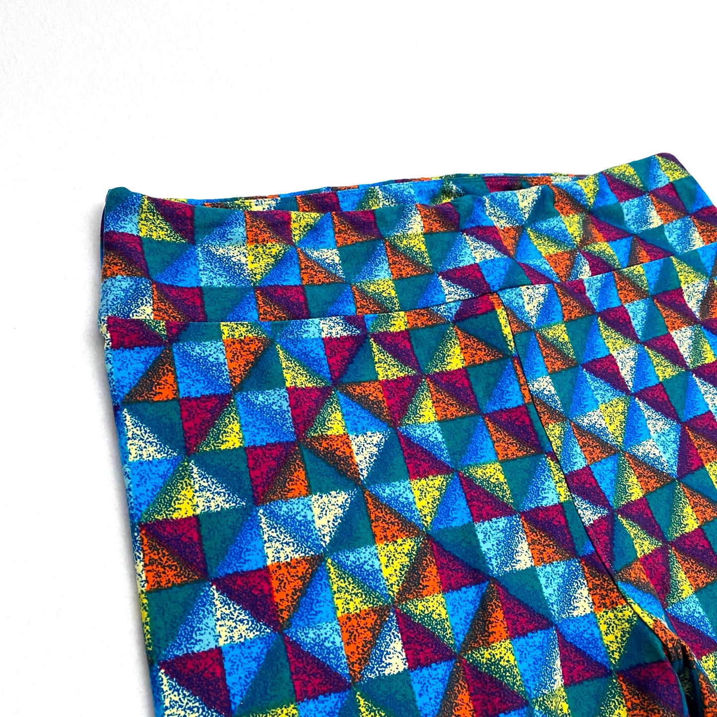 LuLaRoe Print Leggings | TC2 (20-26) | Blue/Multicolor Tessellated Kaleidoscope Pattern | New