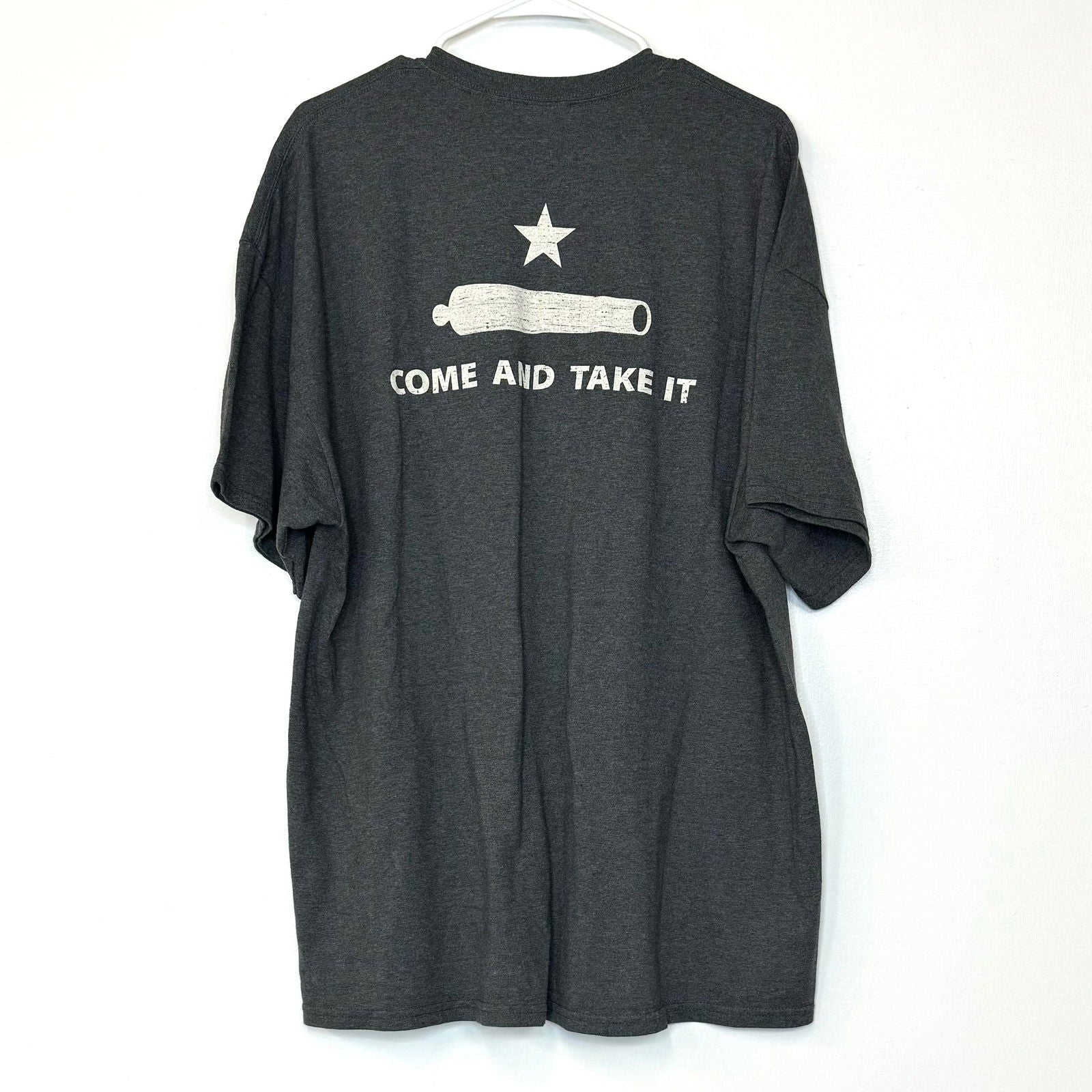 COME AND TAKE IT | Mens Graphic T-Shirt | Color: Gray | Size: 2XL | GUC -  | Buy at Parsimony Shoppes