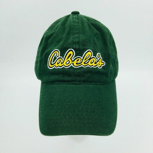 Cabelas Mens Green Yellow Hat Logo OSFM Strapback Cap Retro Dad -  | Buy at Parsimony Shoppes