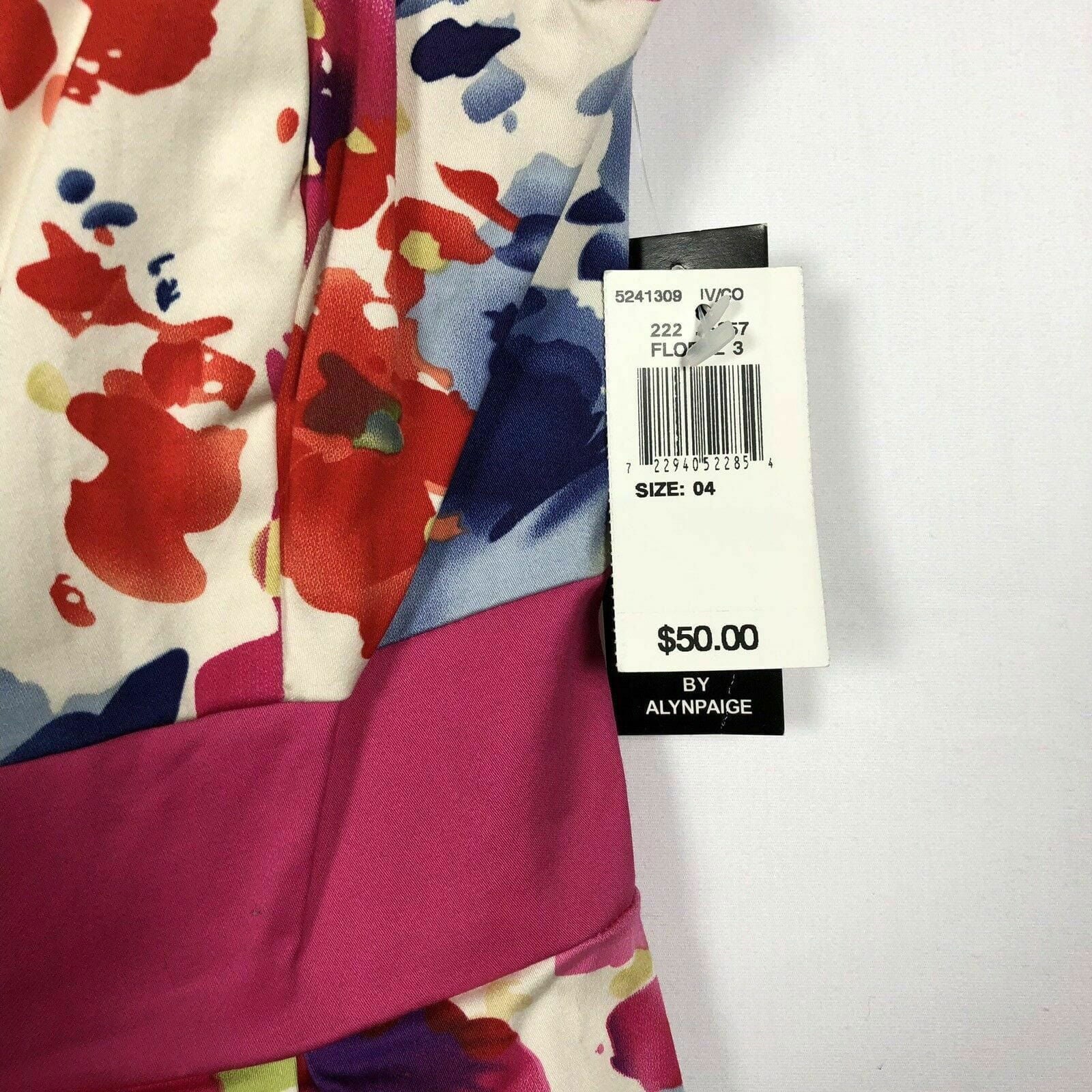 Captivating APNY Floral Strapless Dress Chic Pink A-Line S Cotton Zipper -  | Buy at Parsimony Shoppes