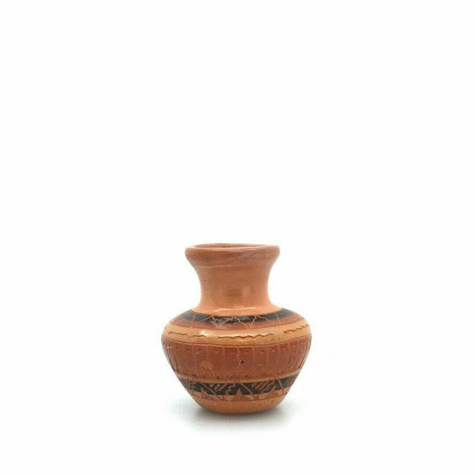 Captivating Navajo Pottery Anna Tsosie Signed Vase - Small, Orange, Native American, Clay, Very Good -  | Buy at Parsimony Shoppes