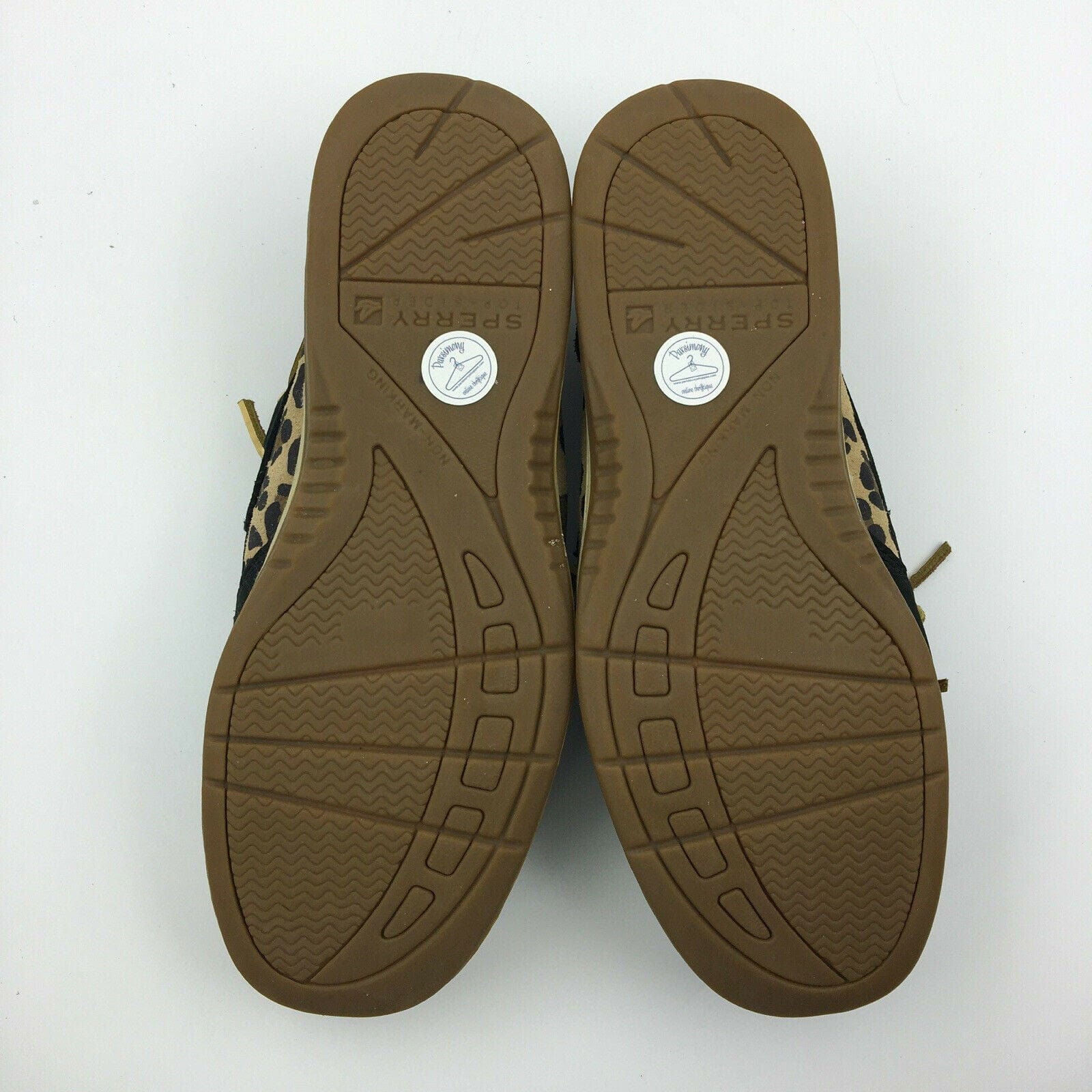 Captivating Sperry Top-Sider Womens Boat Shoes Durable Black Leopard Patent Lace Up Size 5.5 M -  | Buy at Parsimony Shoppes