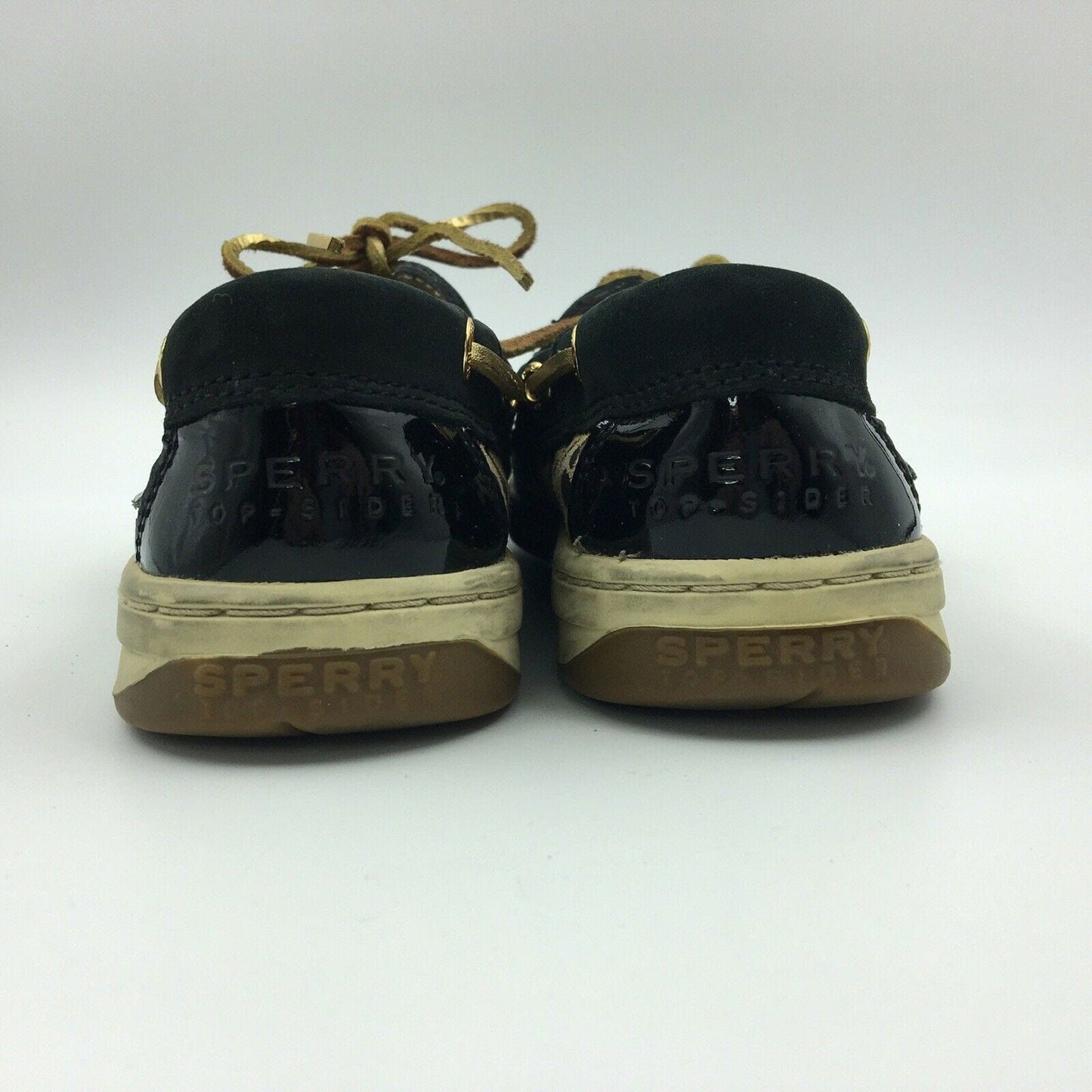 Captivating Sperry Top-Sider Womens Boat Shoes Durable Black Leopard Patent Lace Up Size 5.5 M -  | Buy at Parsimony Shoppes
