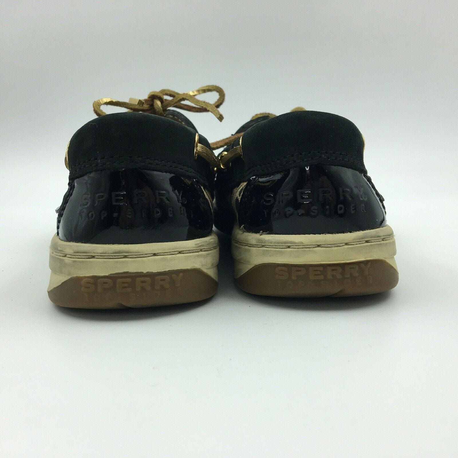 Captivating Sperry Top-Sider Womens Boat Shoes Durable Black Leopard Patent Lace Up Size 5.5 M -  | Buy at Parsimony Shoppes