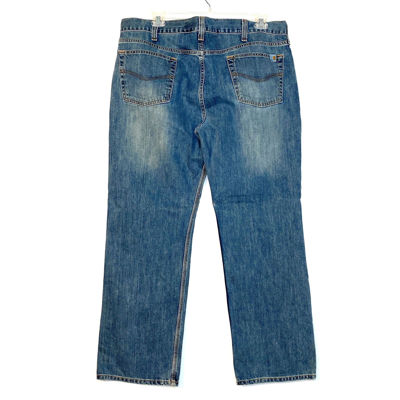 Carhartt B172DST Mens Size 38x32 Straight Denim Blue Jeans Fully Lined -  | Buy at Parsimony Shoppes