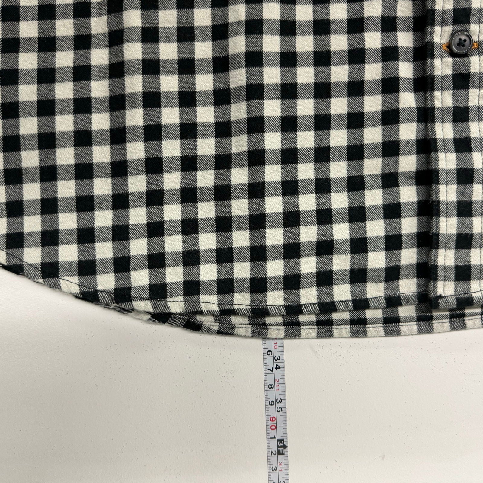 Carhartt | Mens Loose Fit Plaid Flannel Shirt| | Color: Black/White | Size: XL | Pre-Owned -  | Buy at Parsimony Shoppes