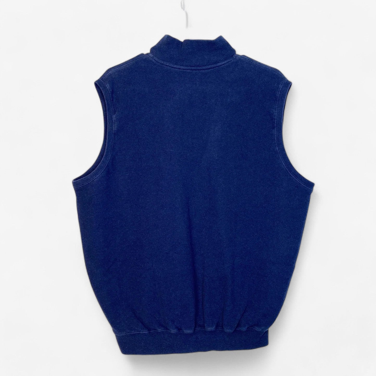 Carnoustie Men's Blue 1/4 Zip Pullover Lined Golf Vest - Size S - Cotton Blend