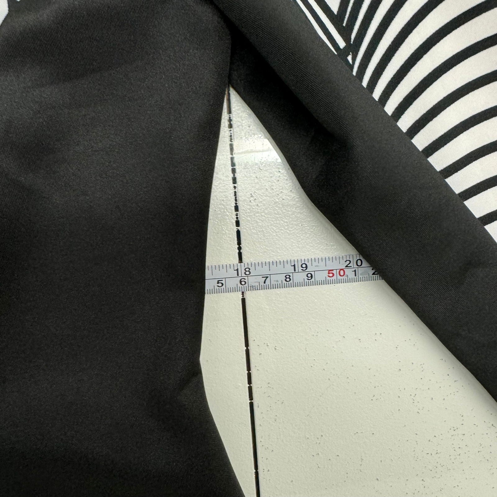 Cato | Womens L/s PU Leather Geometric Dress | Color: Black/White | Size: 12 | Pre-Owned -  | Buy at Parsimony Shoppes