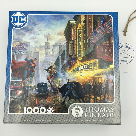 Ceaco | DC Comics Thomas Kinkade 'The Trinity' Jigsaw Puzzle | 1000 Pc | NIB -  | Buy at Parsimony Shoppes