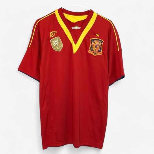 Men's España FCF Football Club Jersey - Red - Size L - Campeones del Mundo 2010 - Pre-Owned