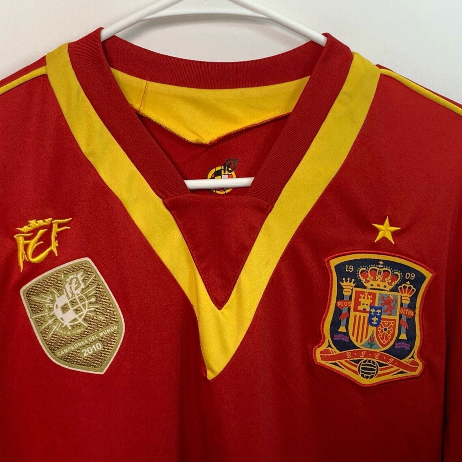 Celebrate Spain's Victory FCF Football Club Jersey Red Size L -  | Buy at Parsimony Shoppes