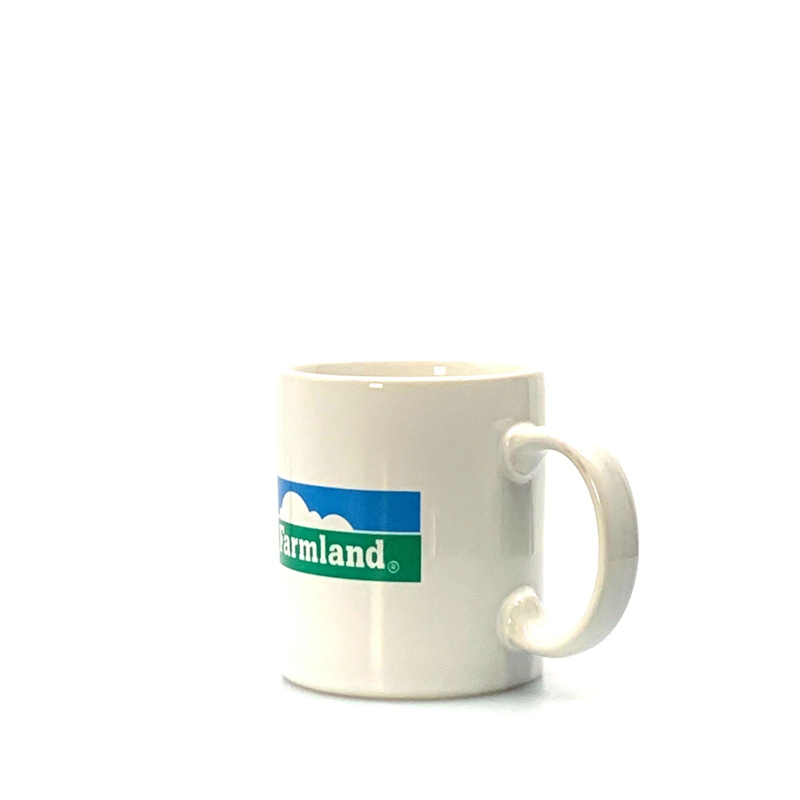 Ceramic FARMLAND Logo Coffee Cup, White 10 Fl Oz -  | Buy at Parsimony Shoppes