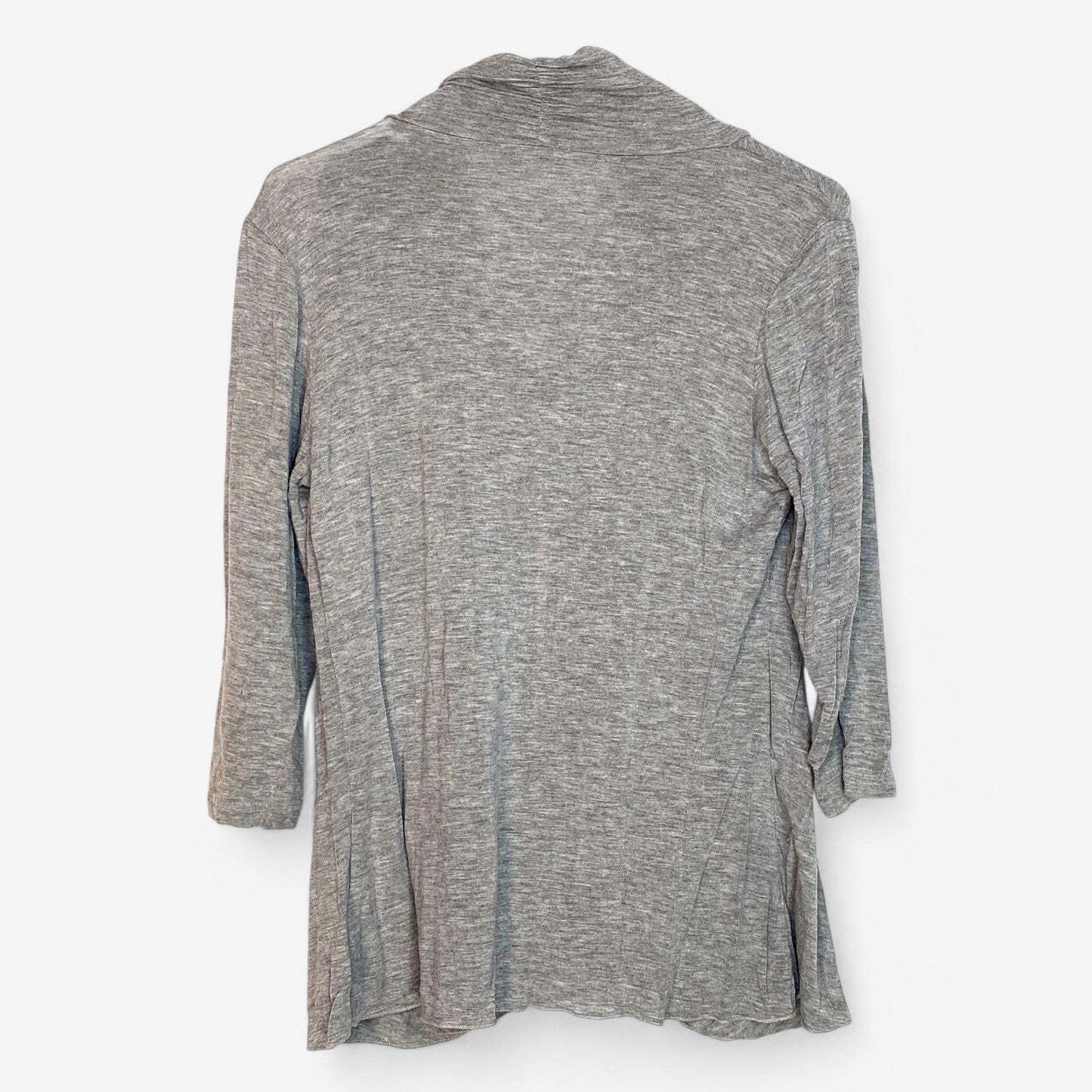 Cha Cha Vente Women's Gray Crossover Top with Built-in Cami - Size S