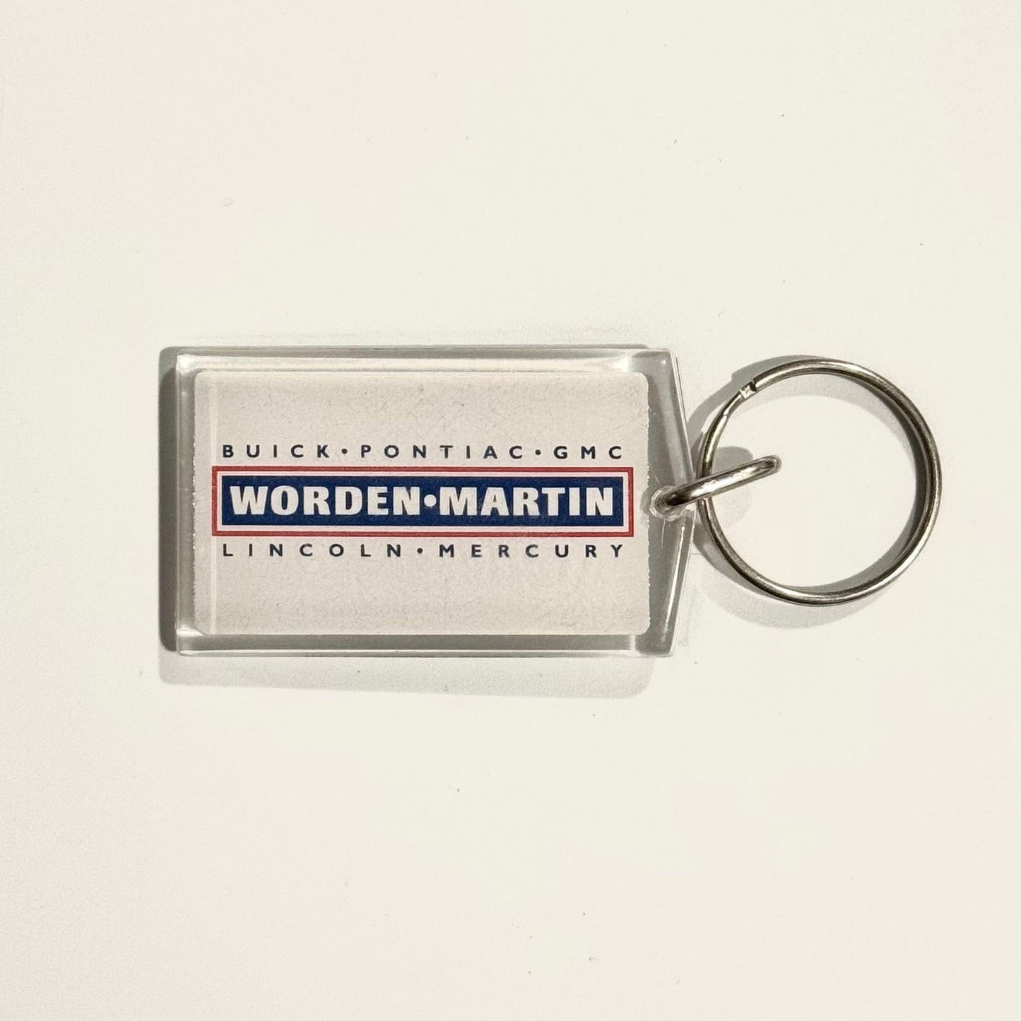 Champaign, IL ‘Worden•Martin’ Dealership Keychain Key Ring Acrylic -  | Buy at Parsimony Shoppes