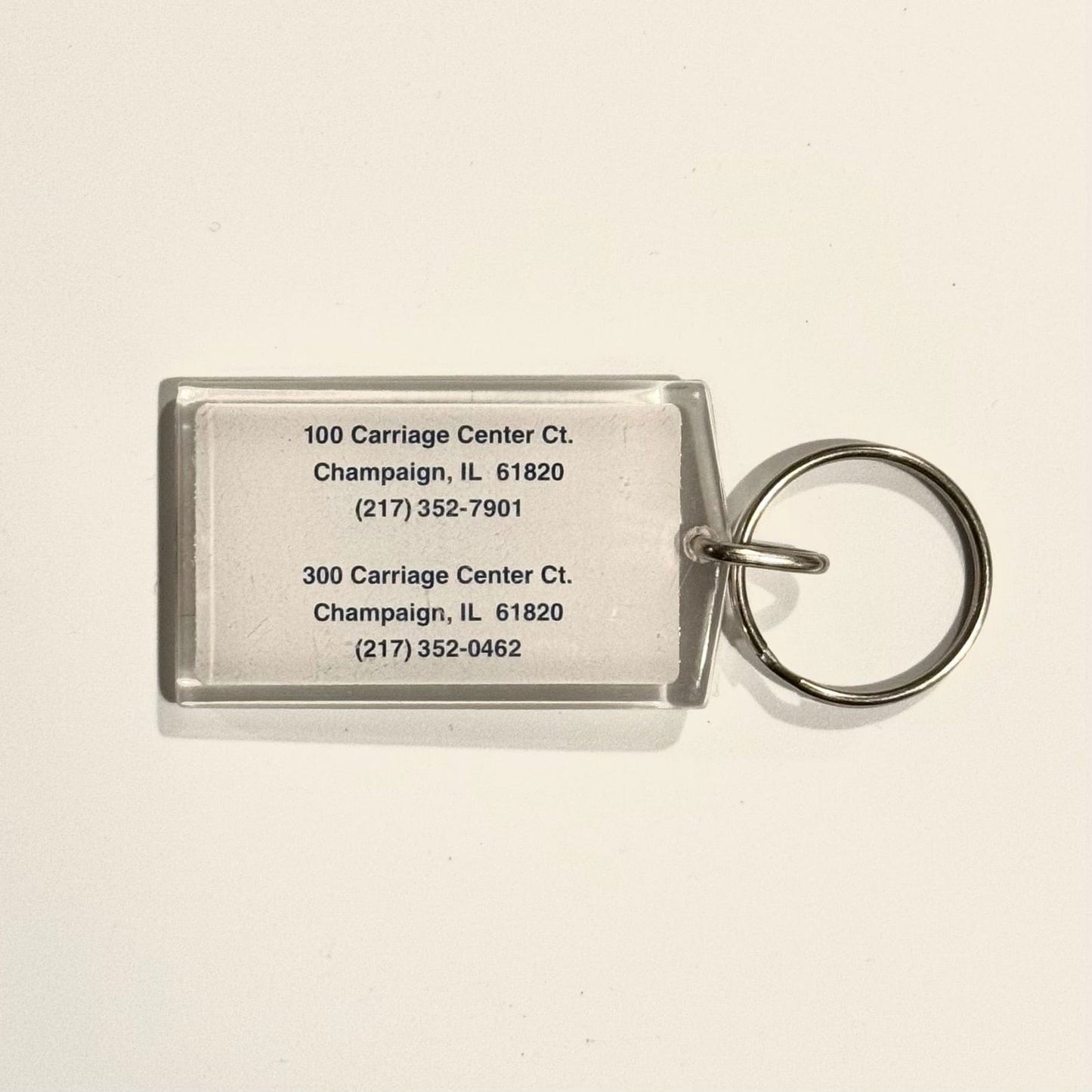Champaign, IL ‘Worden•Martin’ Dealership Keychain Key Ring Acrylic -  | Buy at Parsimony Shoppes