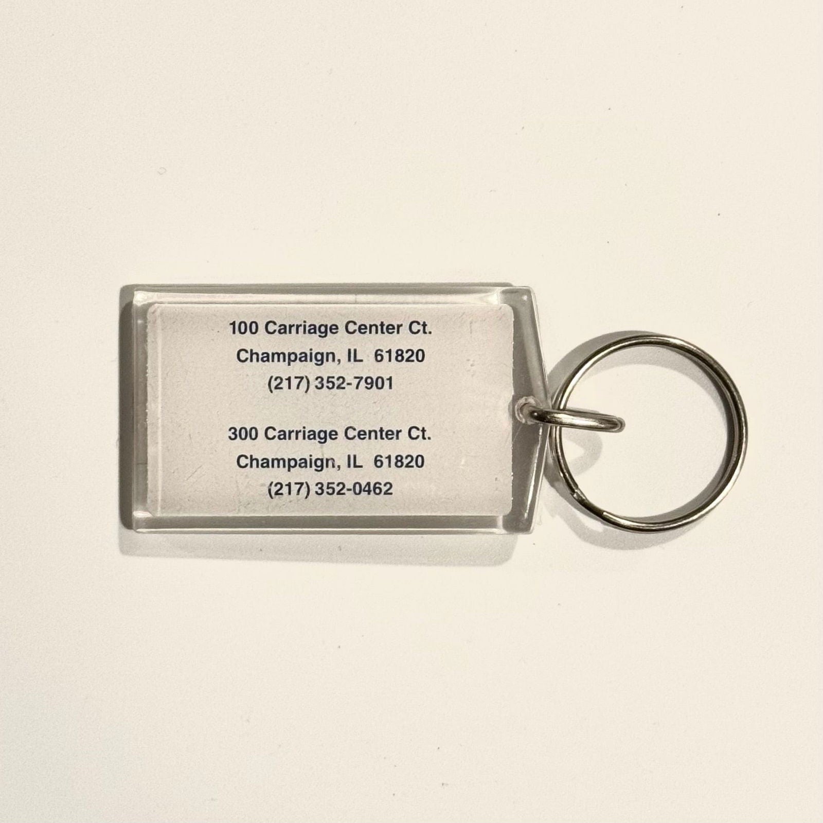 Champaign, IL ‘Worden•Martin’ Dealership Keychain Key Ring Acrylic -  | Buy at Parsimony Shoppes