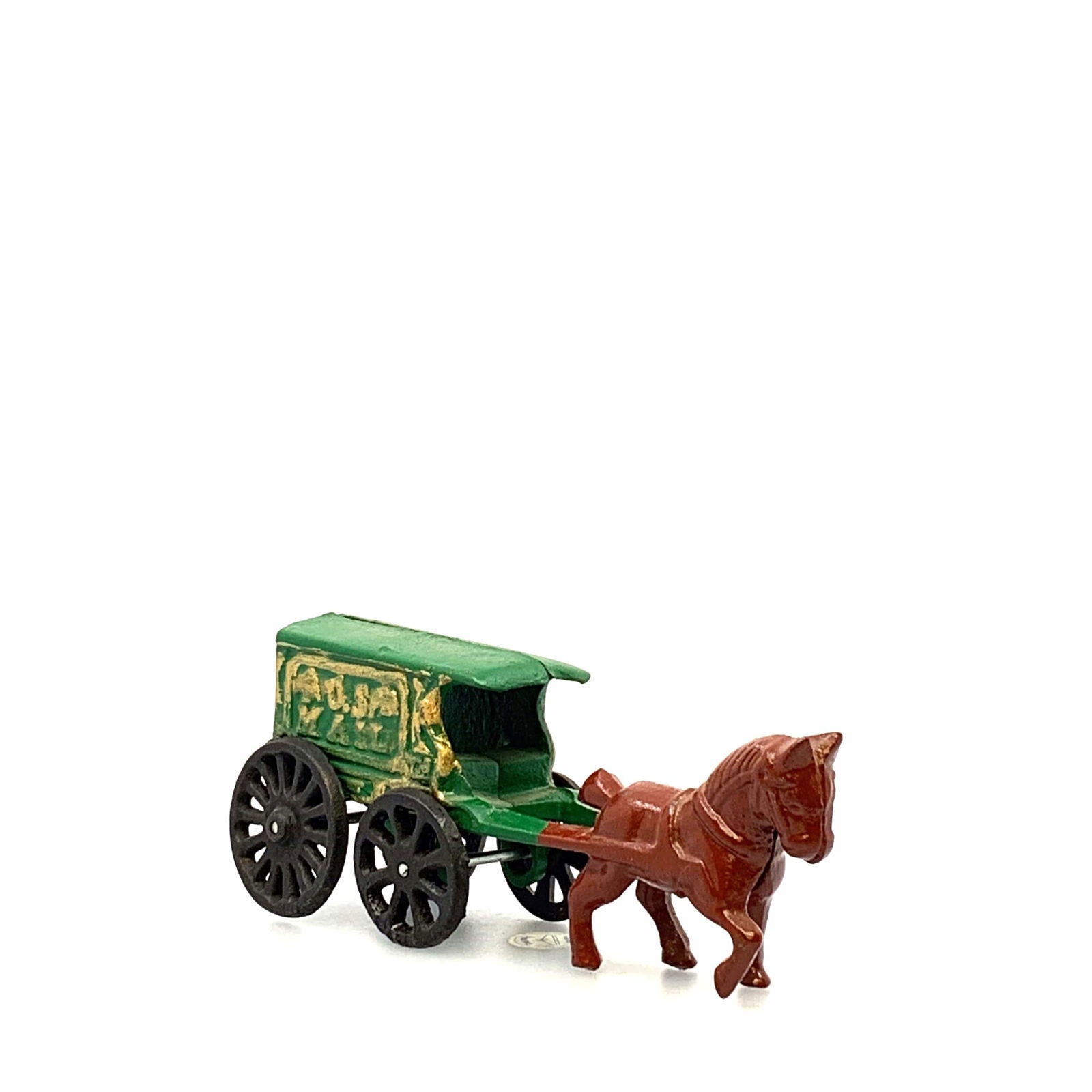 Champion Cast Iron Toy Mini Mail Horse Drawn Wagon #128 -  | Buy at Parsimony Shoppes