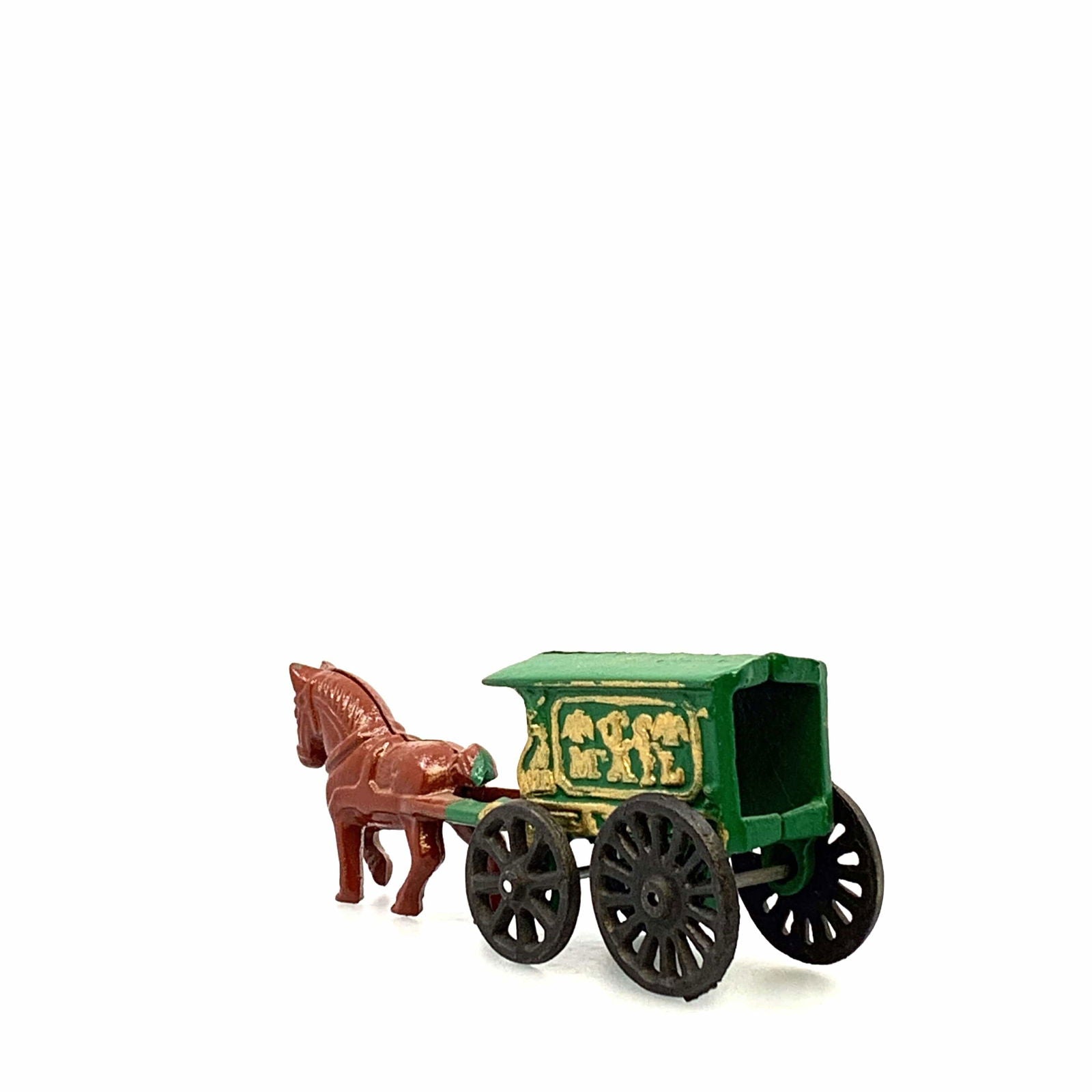 Champion Cast Iron Toy Mini Mail Horse Drawn Wagon #128 -  | Buy at Parsimony Shoppes