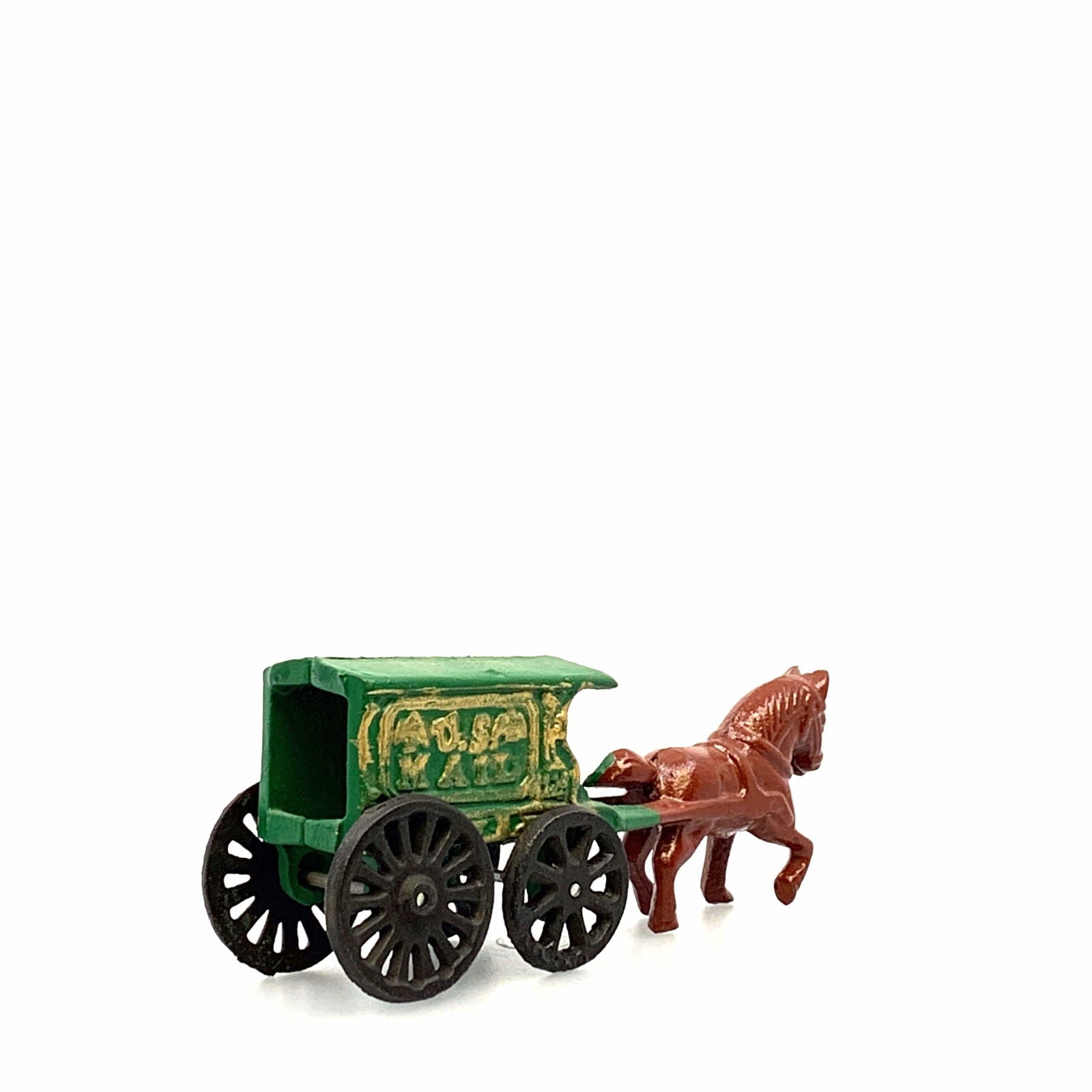 Champion Cast Iron Toy Mini Mail Horse Drawn Wagon #128 -  | Buy at Parsimony Shoppes