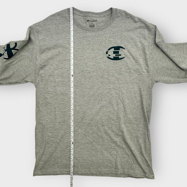Champion Men's Long Sleeve Jersey T-Shirt | Light Gray