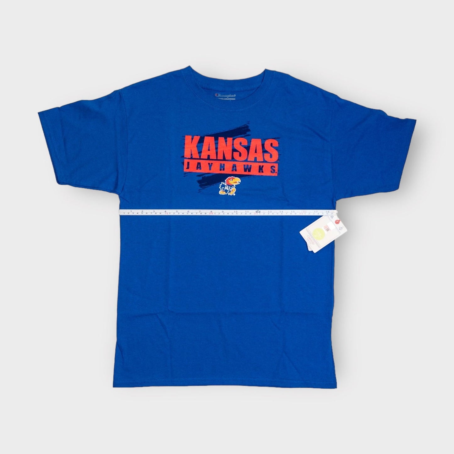 Champion Kansas Jayhawks T-Shirt | YXL (14-16) Youth | Royal Blue Graphic | NWT -  | Buy at Parsimony Shoppes