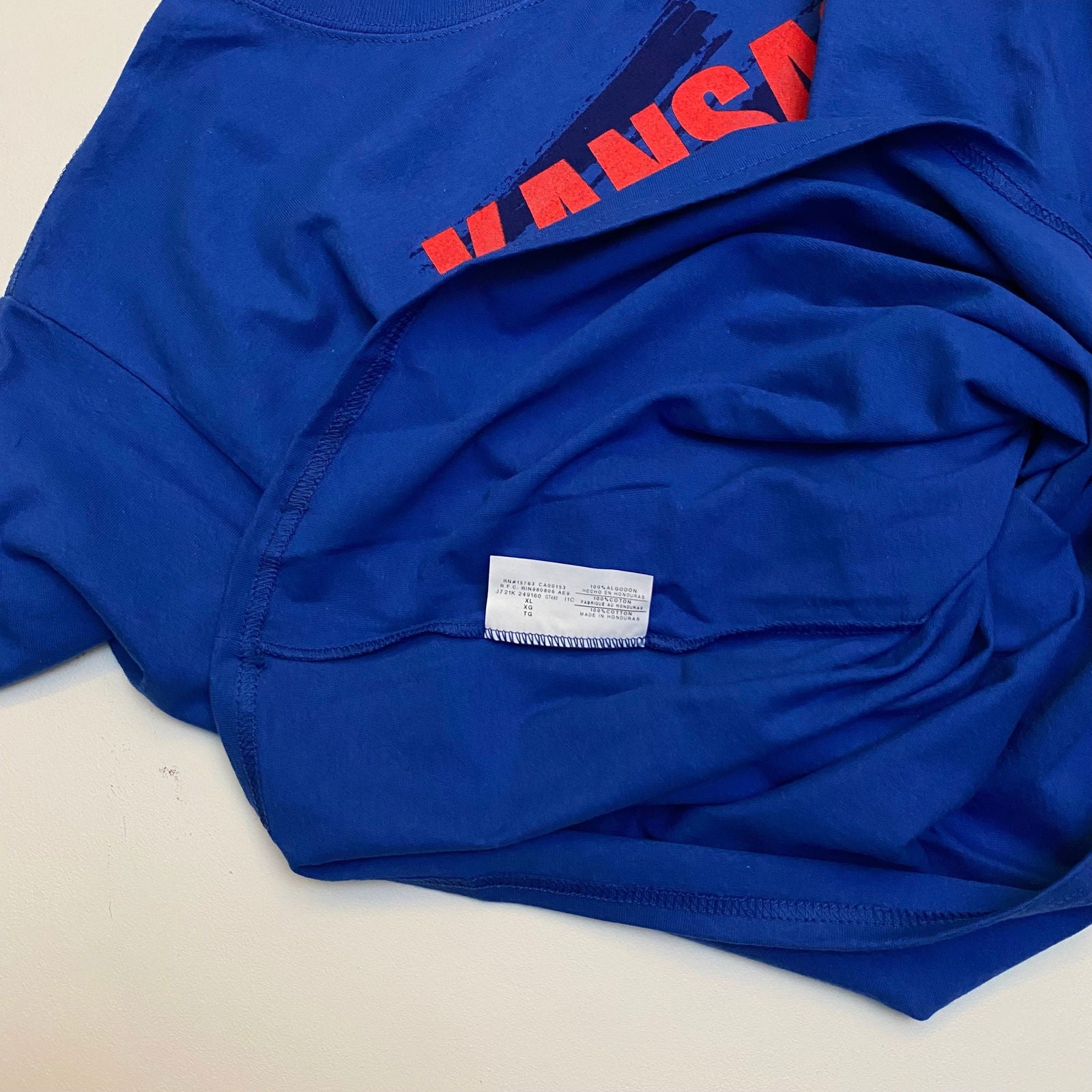 Champion Kansas Jayhawks T-Shirt | YXL (14-16) Youth | Royal Blue Graphic | NWT -  | Buy at Parsimony Shoppes