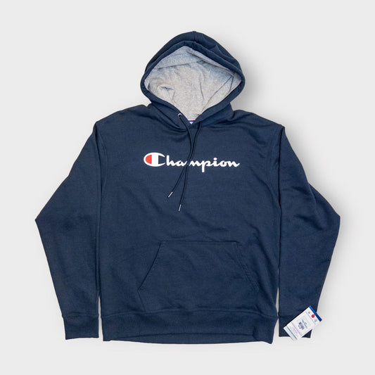 Champion Mens Fleece Pullover Hoodie Sweatshirt | 2XL | Navy Blue | NWT -  | Buy at Parsimony Shoppes