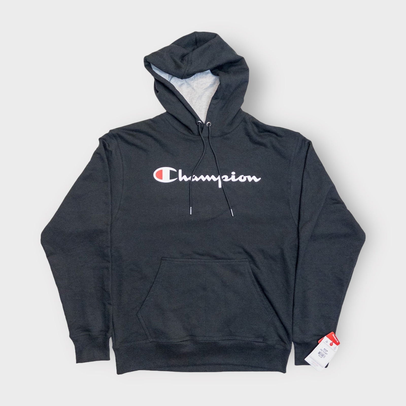 Champion Mens Fleece Pullover Hoodie Sweatshirt | M | Black | NWT -  | Buy at Parsimony Shoppes