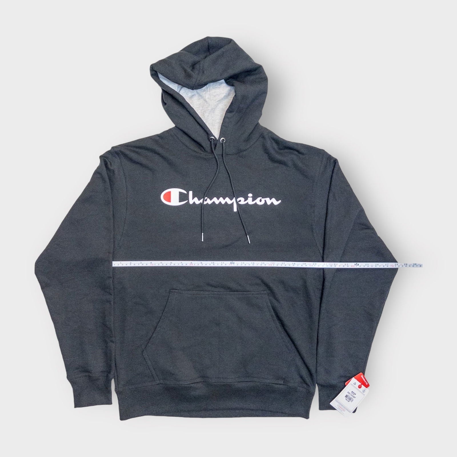 Champion Mens Fleece Pullover Hoodie Sweatshirt | M | Black | NWT -  | Buy at Parsimony Shoppes