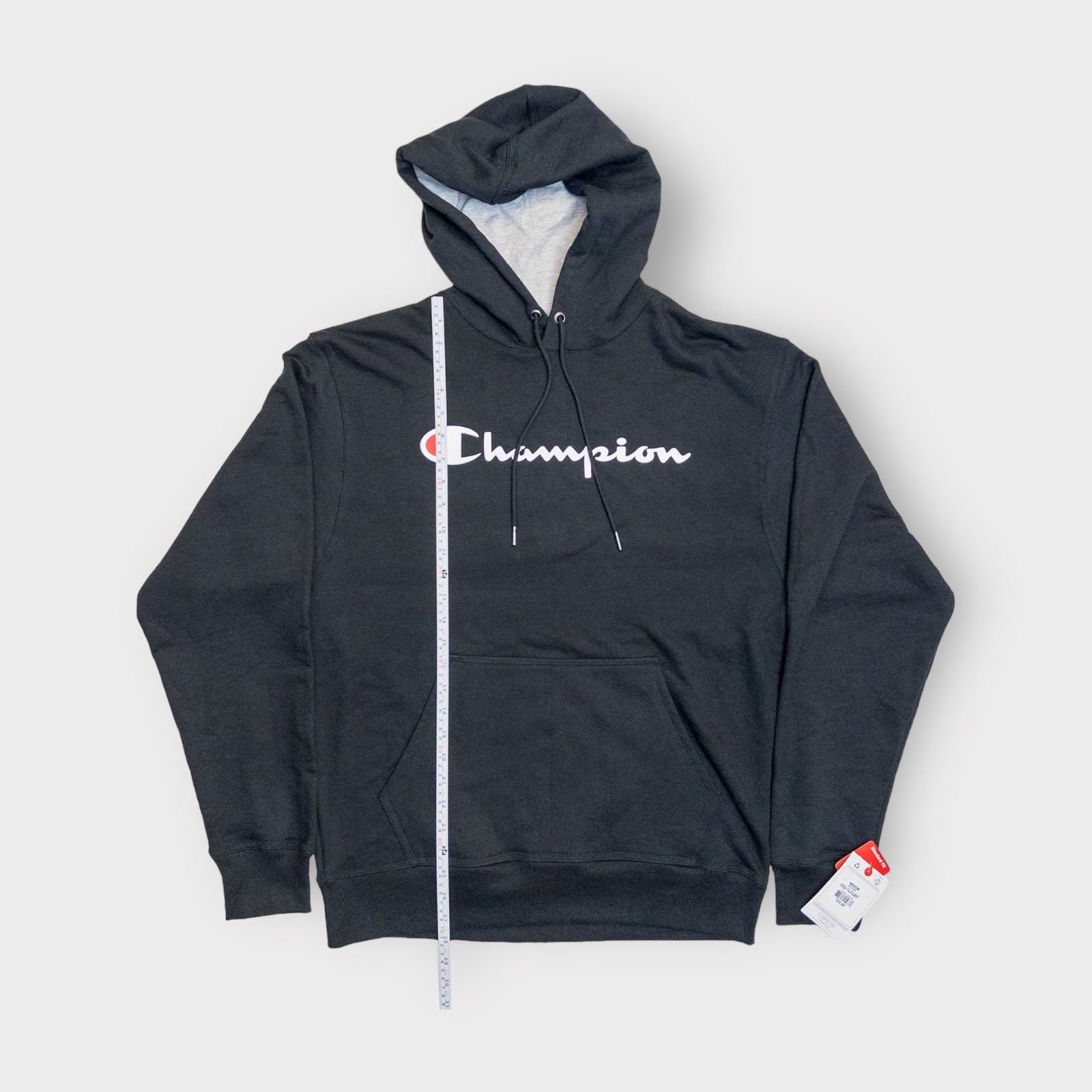 Champion Mens Fleece Pullover Hoodie Sweatshirt | M | Black | NWT -  | Buy at Parsimony Shoppes