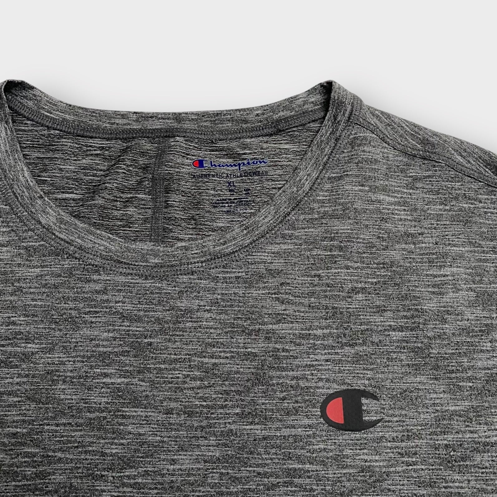 Champion Mens L/s T-Shirt | XL | Dark Gray Heathered | Polyester/Spandex | NWT -  | Buy at Parsimony Shoppes