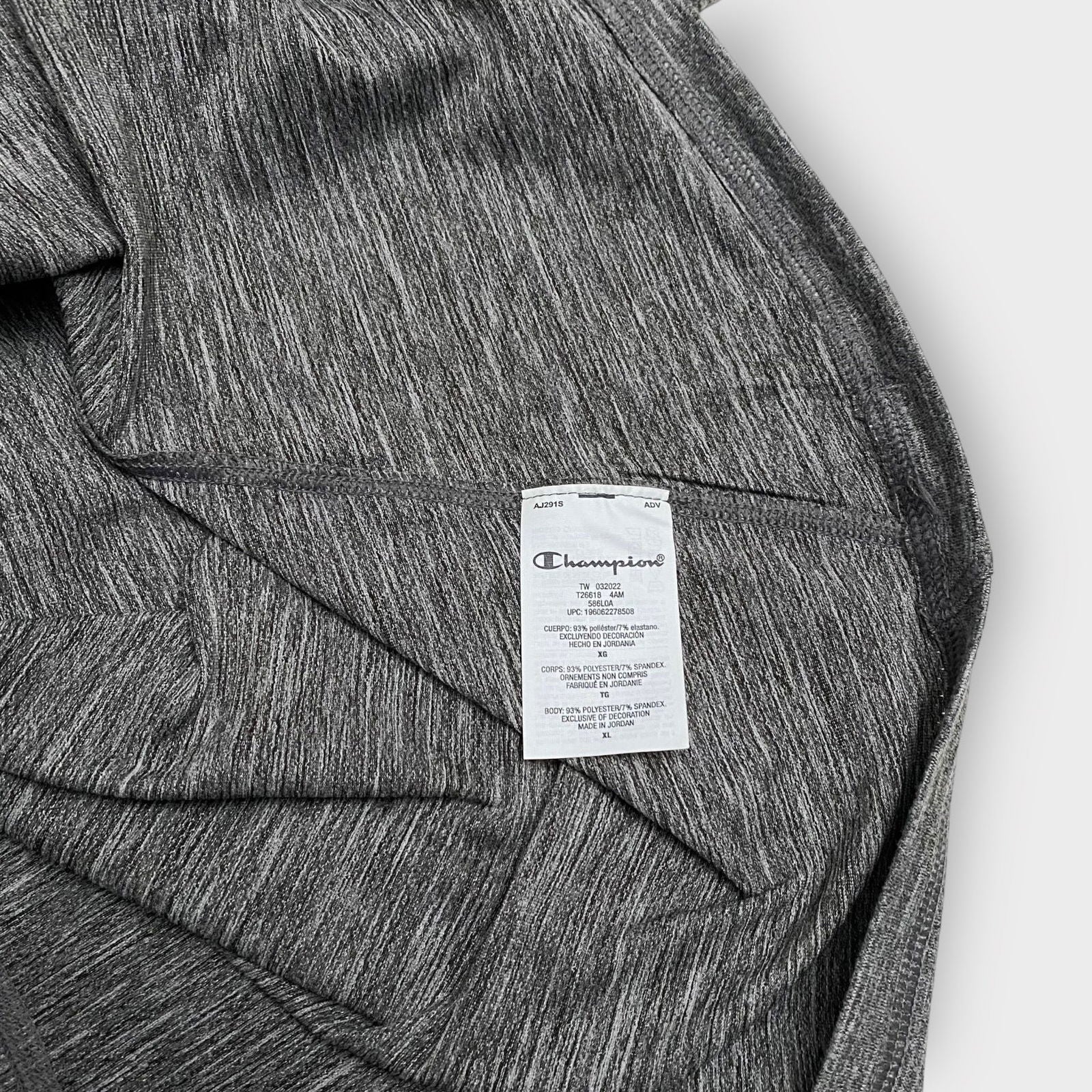 Champion Mens L/s T-Shirt | XL | Dark Gray Heathered | Polyester/Spandex | NWT -  | Buy at Parsimony Shoppes