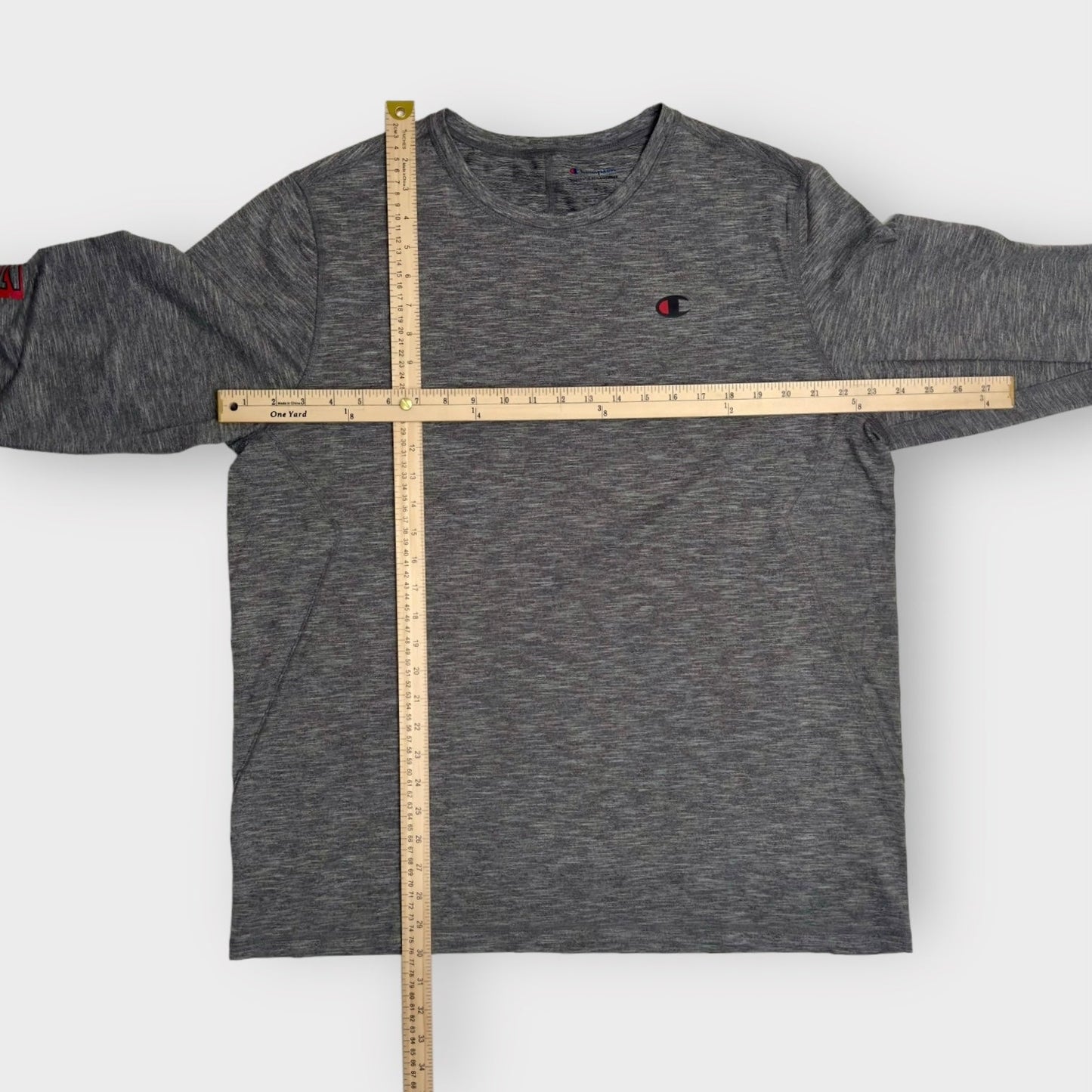 Champion Mens L/s T-Shirt | XL | Dark Gray Heathered | Polyester/Spandex | NWT -  | Buy at Parsimony Shoppes