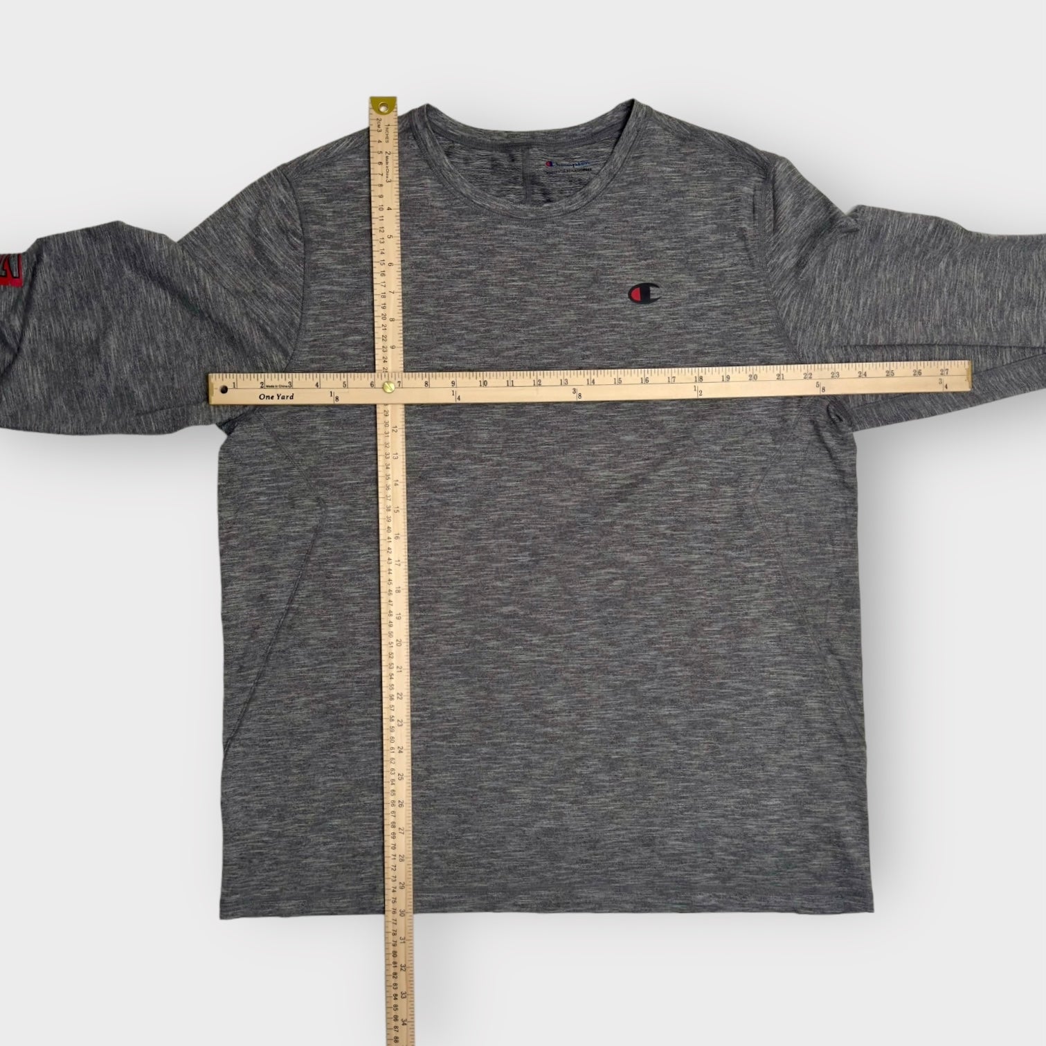 Champion Mens L/s T-Shirt | XL | Dark Gray Heathered | Polyester/Spandex | NWT -  | Buy at Parsimony Shoppes