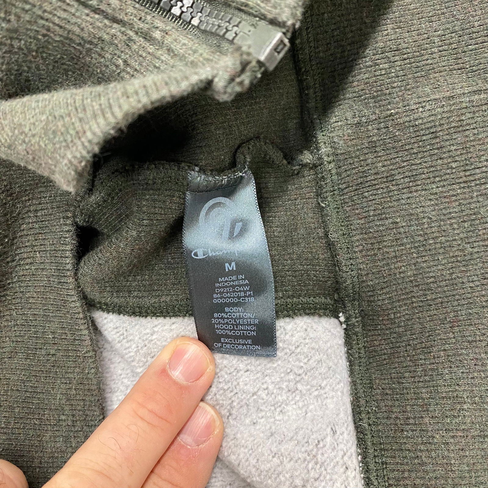 Champion Mens Size M Moss Green Sweatshirt Fleece L/s Hoodie Pre-Owned -  | Buy at Parsimony Shoppes