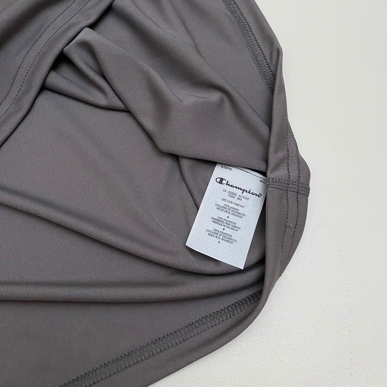 Champion Poly S/s T-Shirt | Mens L | Stone Gray | Standard Fit | NWT -  | Buy at Parsimony Shoppes
