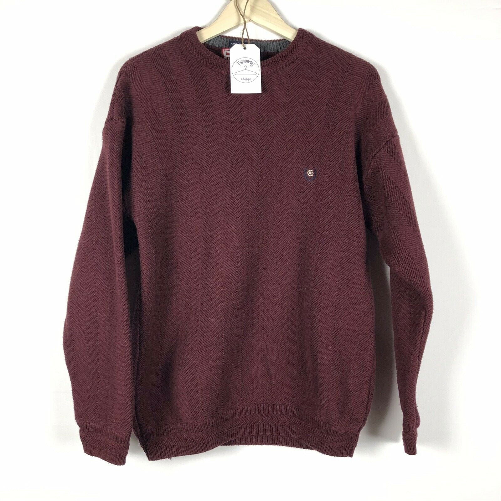 Chaps Ralph Lauren Mens Pullover Knit Sweater | Size M | Brown | Durable Knit | VGC -  | Buy at Parsimony Shoppes