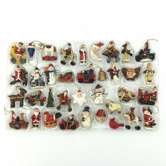 Charming May Dept Stores Vintage Christmas Ornaments Set of 36 - Very Good - Home for the Holidays -  | Buy at Parsimony Shoppes