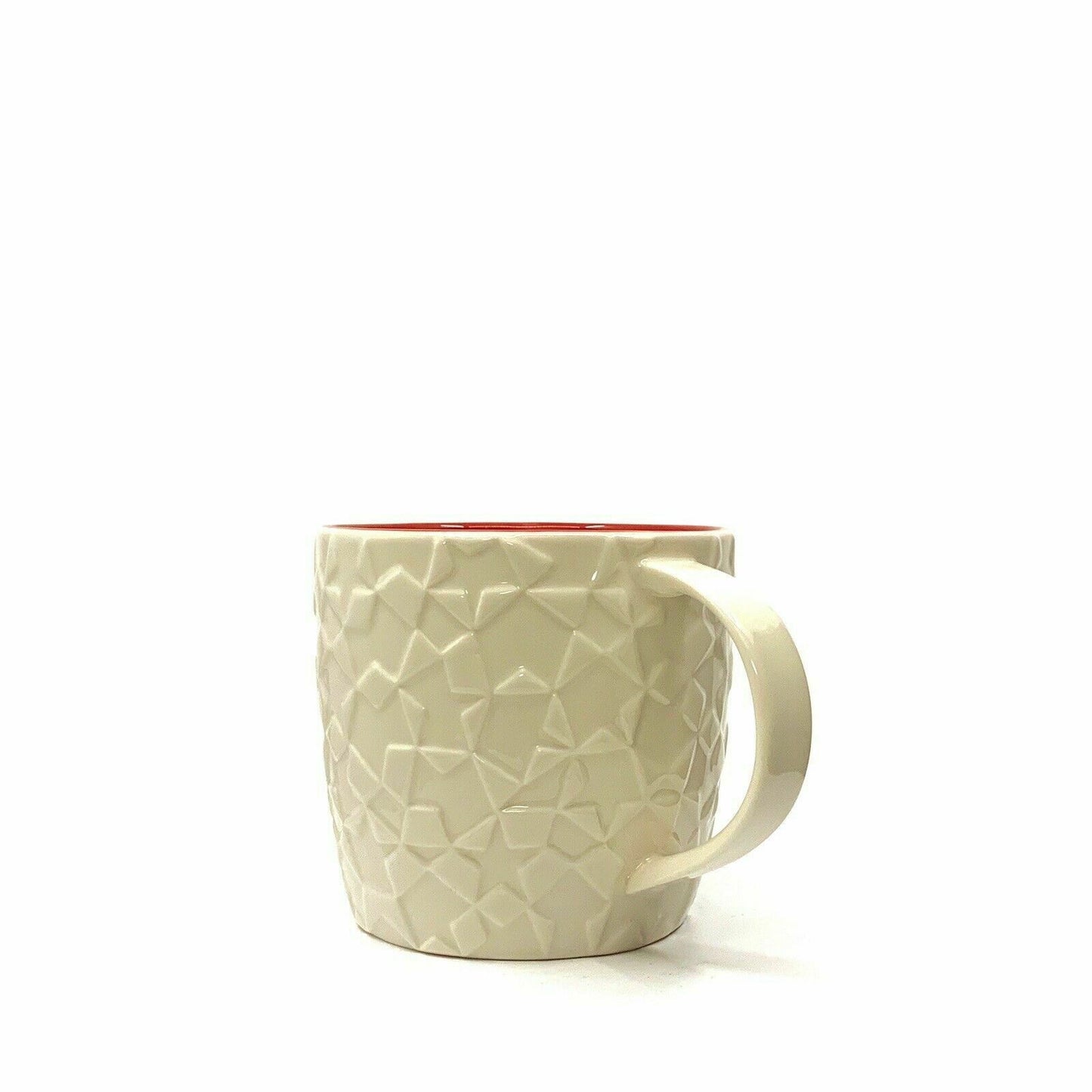 Charming Starbucks White Star Mosaic Embossed Ceramic 14oz Mug -  | Buy at Parsimony Shoppes