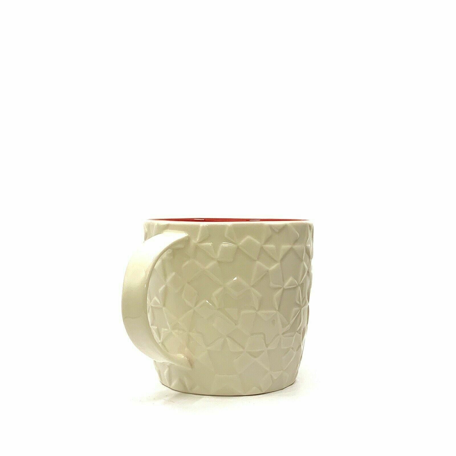 Charming Starbucks White Star Mosaic Embossed Ceramic 14oz Mug -  | Buy at Parsimony Shoppes