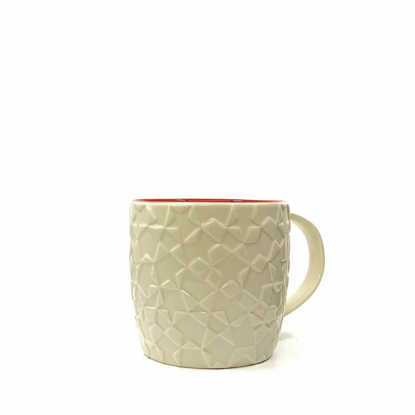Charming Starbucks White Star Mosaic Embossed Ceramic 14oz Mug -  | Buy at Parsimony Shoppes
