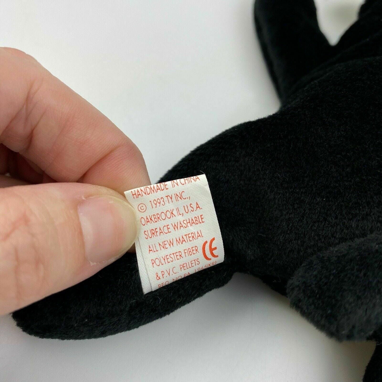 Charming Ty Original Beanie Babies Blackie The Bear Plush Toy - Excellent Cond. - Vintage -  | Buy at Parsimony Shoppes