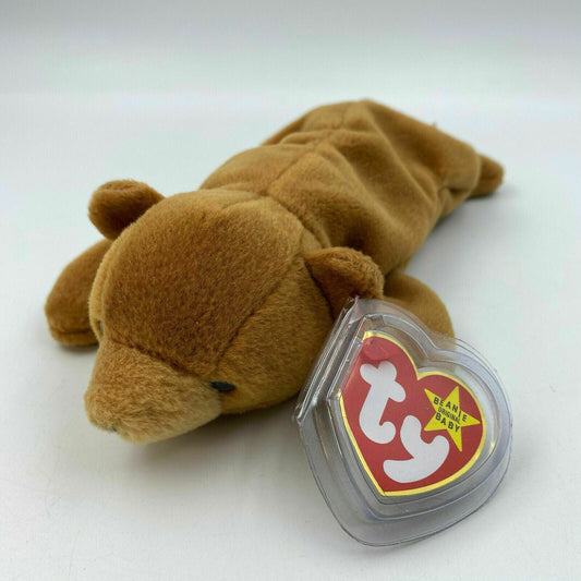 Charming Ty Original Beanie Babies Cubbie The Bear Plush Toy - Excellent Cond. w/Errors - Vintage -  | Buy at Parsimony Shoppes