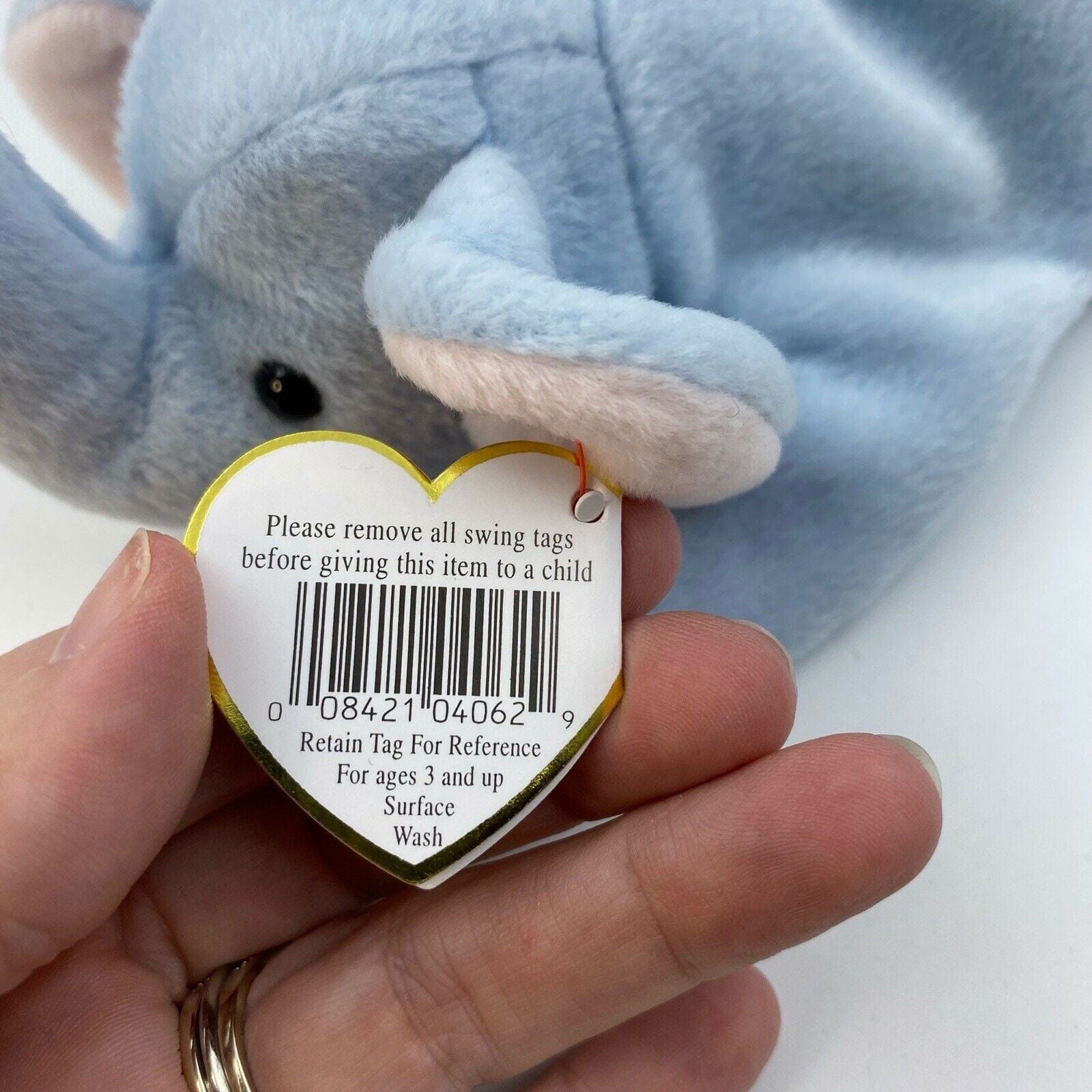 Charming Ty Original Beanie Babies Peanut Elephant Plush Toy 1995 Excellent Cond. Vintage -  | Buy at Parsimony Shoppes