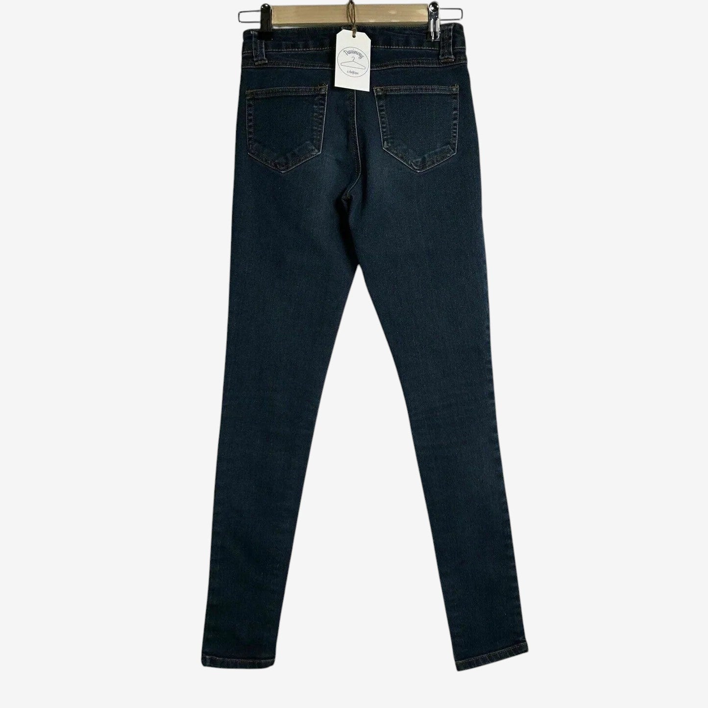 Bongo Women's Super Skinny Denim Jeans - Dark Blue Wash, Size 1