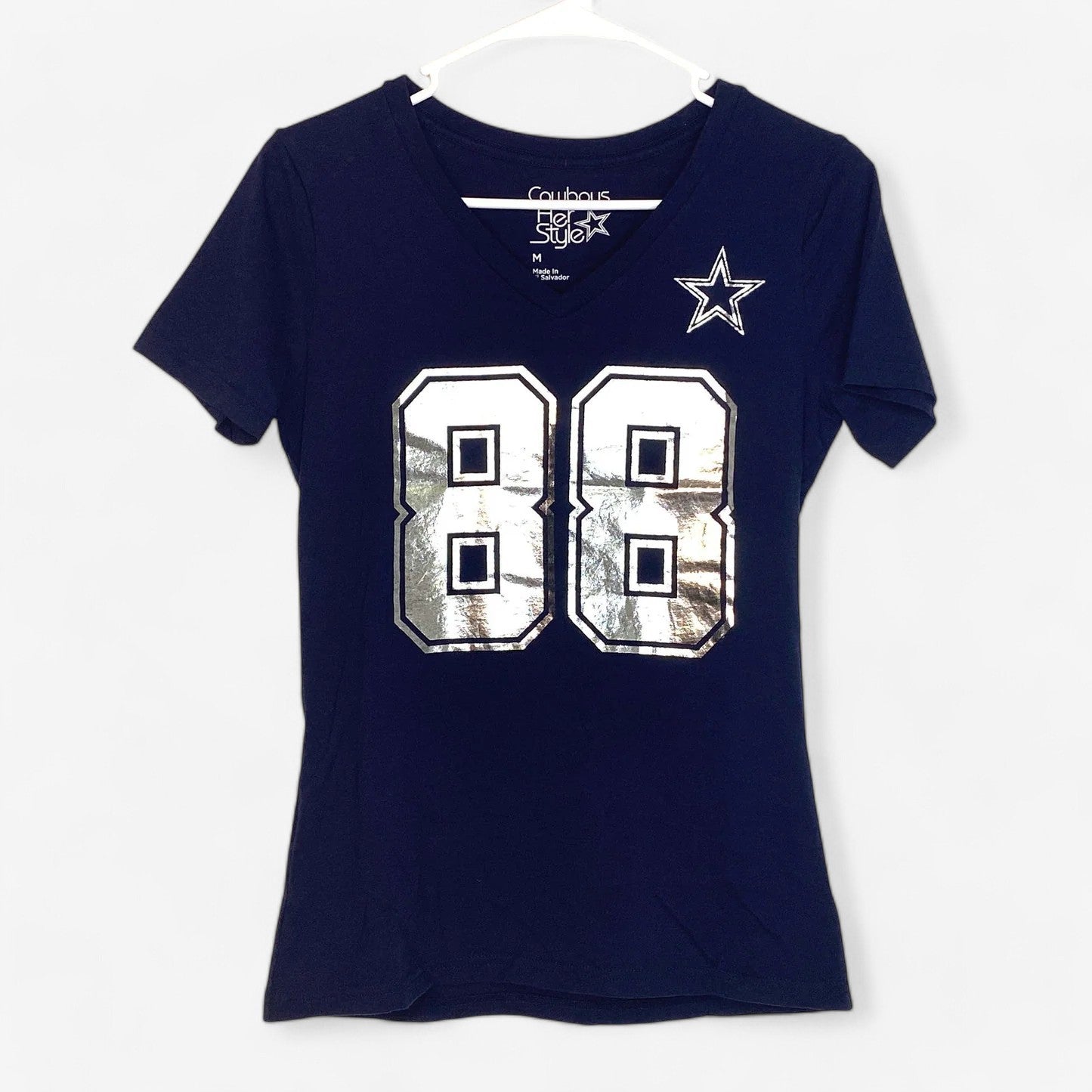 Cowboys Her Style Women's Blue Dallas Cowboys T-Shirt - Size M