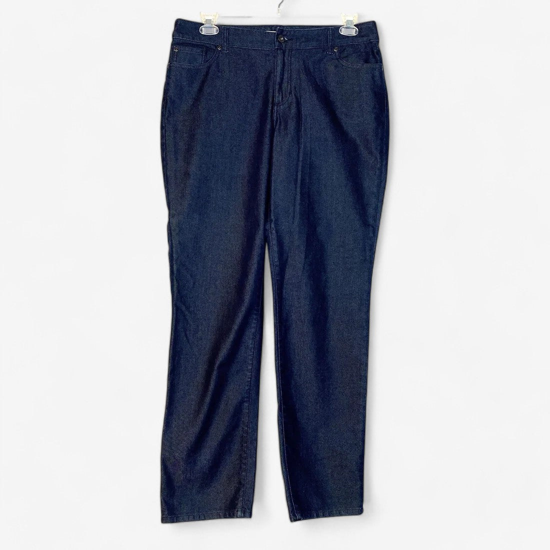 Chico's Women's Ultimate Fit Slim Leg Tapered Denim Blue Jeans - Heritage Fit - Size 2