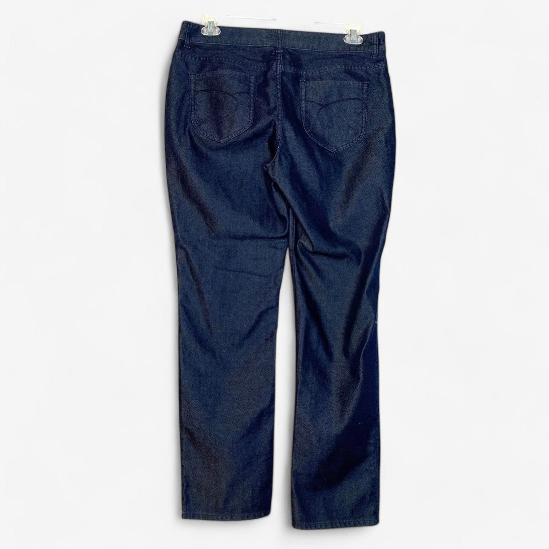 Chico's Women's Ultimate Fit Slim Leg Tapered Denim Blue Jeans - Heritage Fit - Size 2