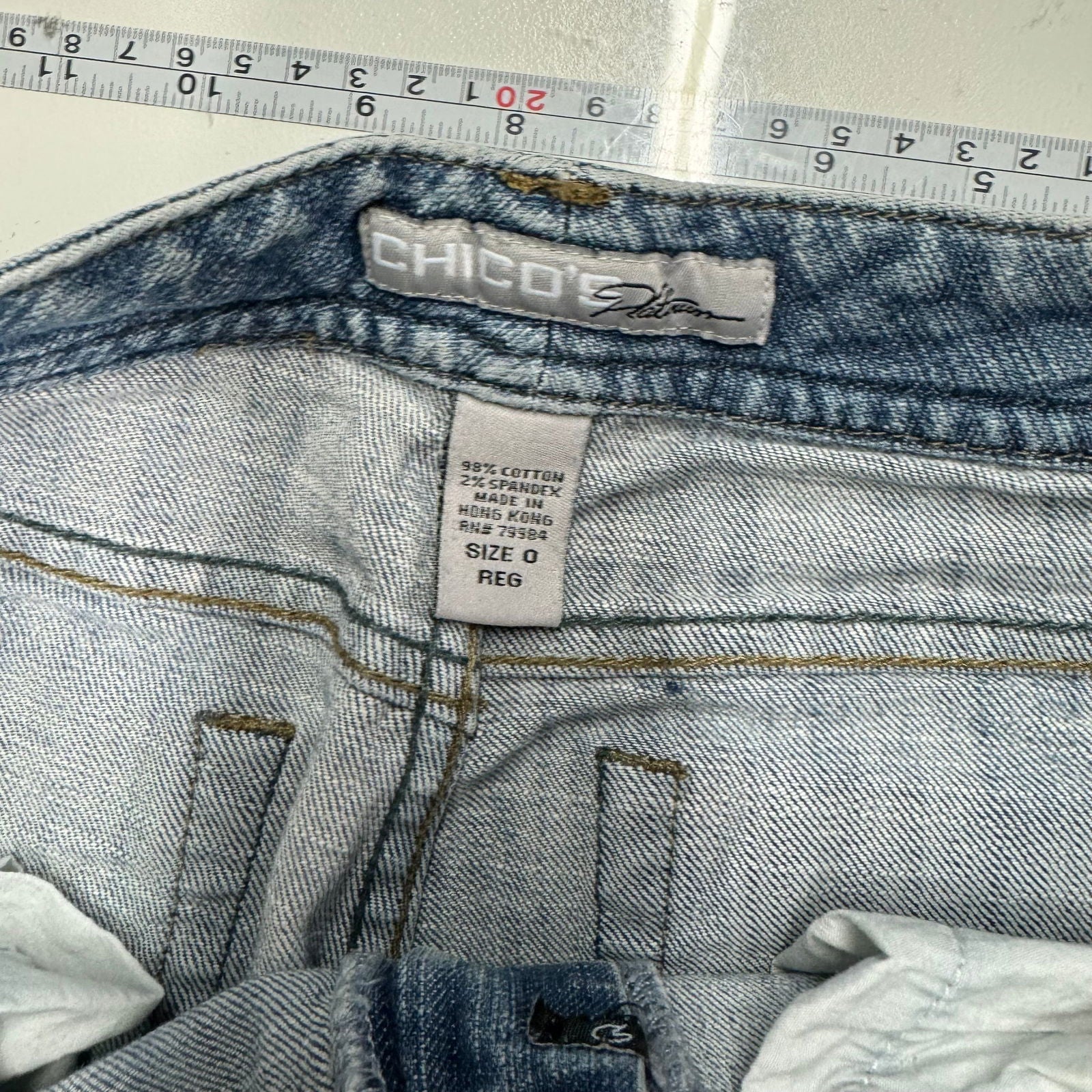 Chicos Platinum | Womens Denim Jeans | Color: Blue | Size: 0 Reg | Pre-Owned -  | Buy at Parsimony Shoppes