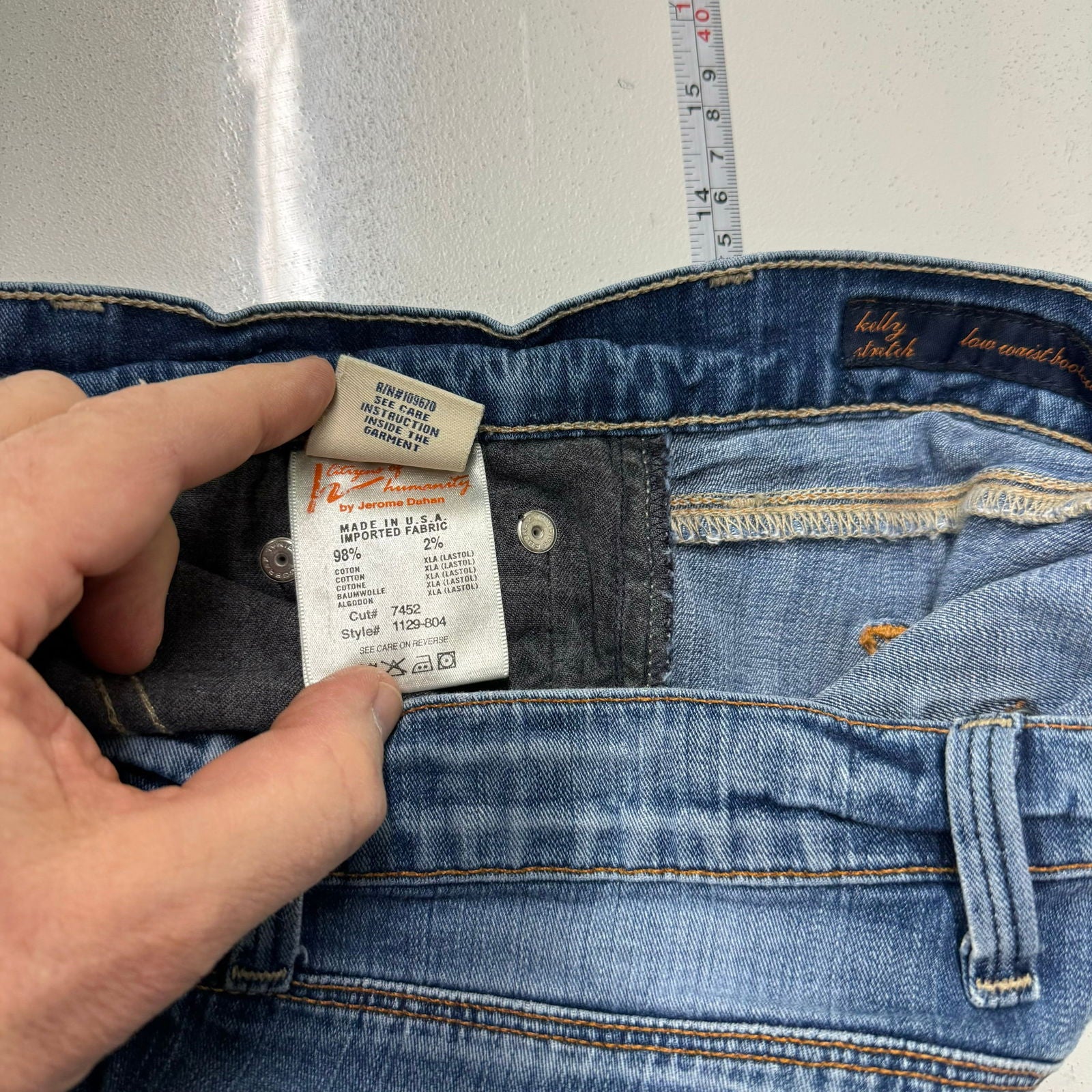 Citizens of Humanity | Low Waist Bootcut Kelly Stretch Jeans | Color: Blue | Size: 30/34 -  | Buy at Parsimony Shoppes
